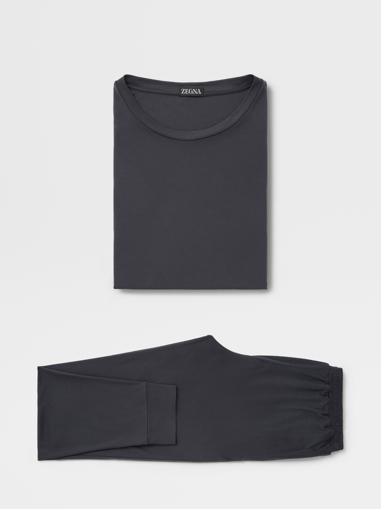 Pigiama Ripiegabile in Lyocell Grigio Scuro